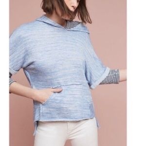 Anthropologie Dolan Left Coast Collection Short Sleeve Sweatshirt Hoodie Size S